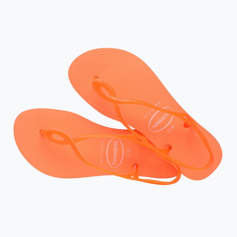 Дамски сандали Havaianas Luna Neon sunset orange 11