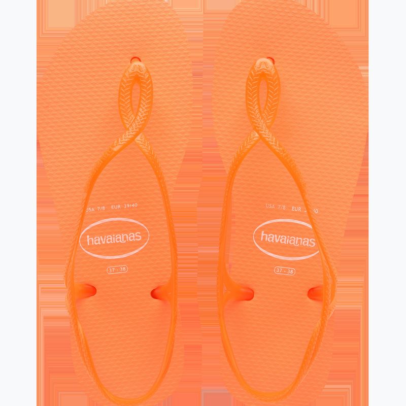 Дамски сандали Havaianas Luna Neon sunset orange 12