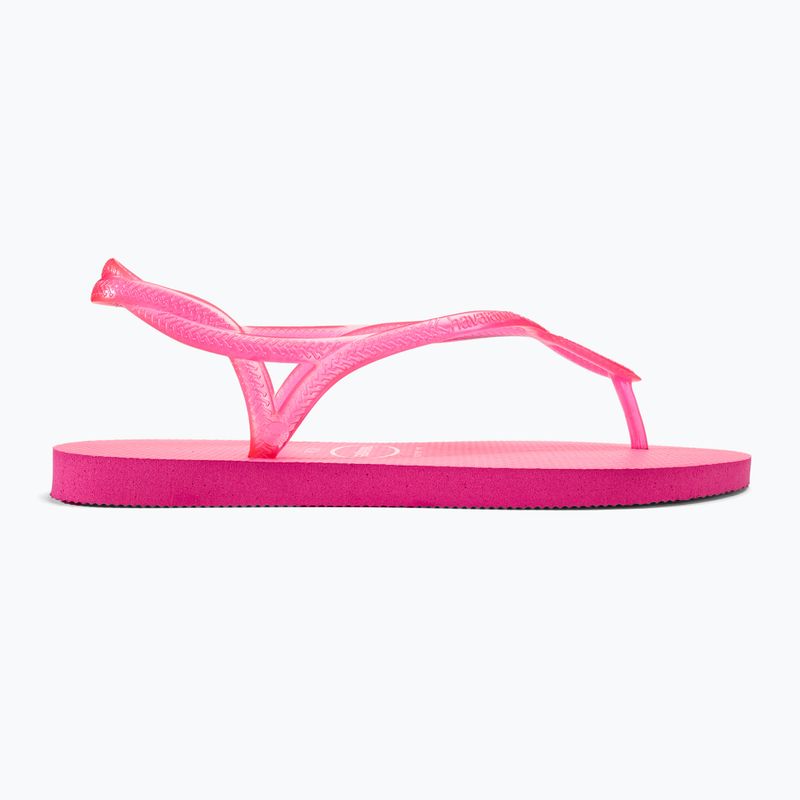 Дамски сандали Havaianas Luna Neon pink flux 2