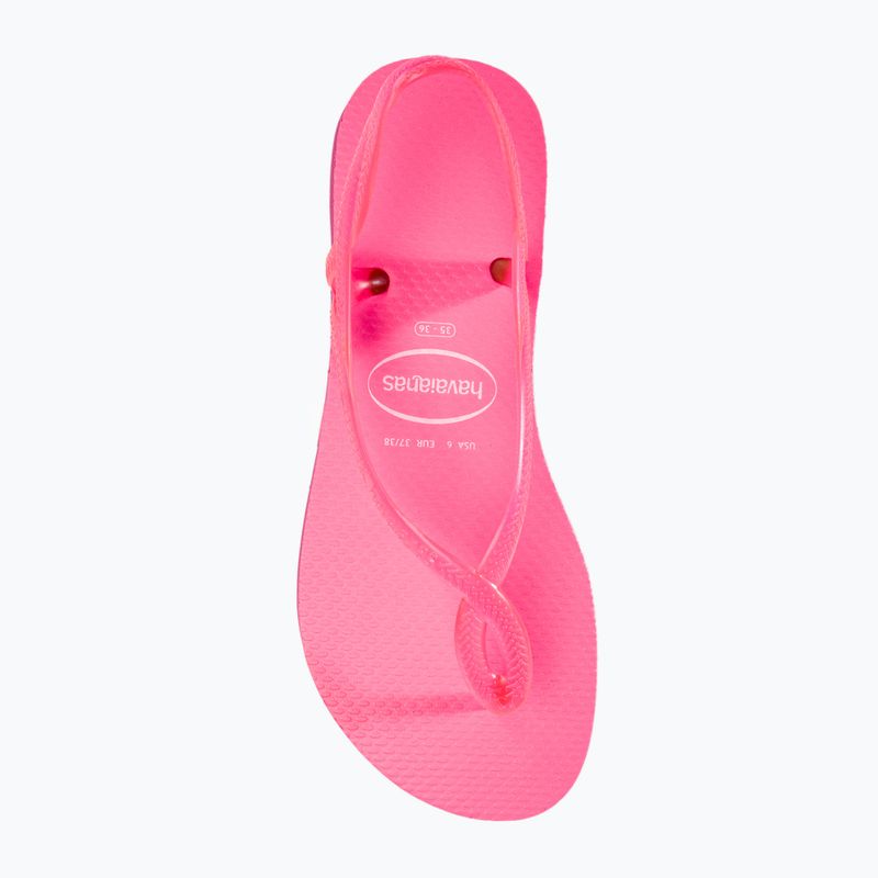 Дамски сандали Havaianas Luna Neon pink flux 5