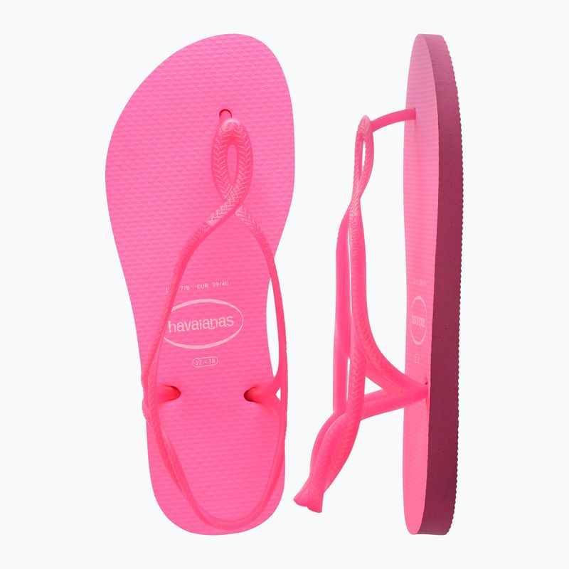 Дамски сандали Havaianas Luna Neon pink flux 12