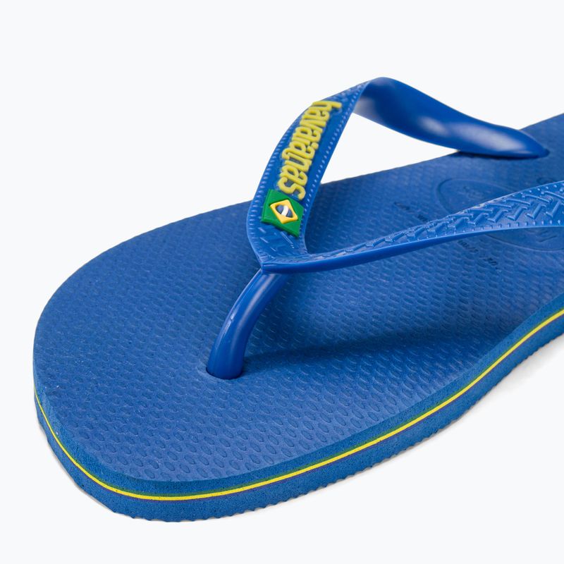 Джапанки Havaianas Brasil Logo Neon star blue / star blue 7