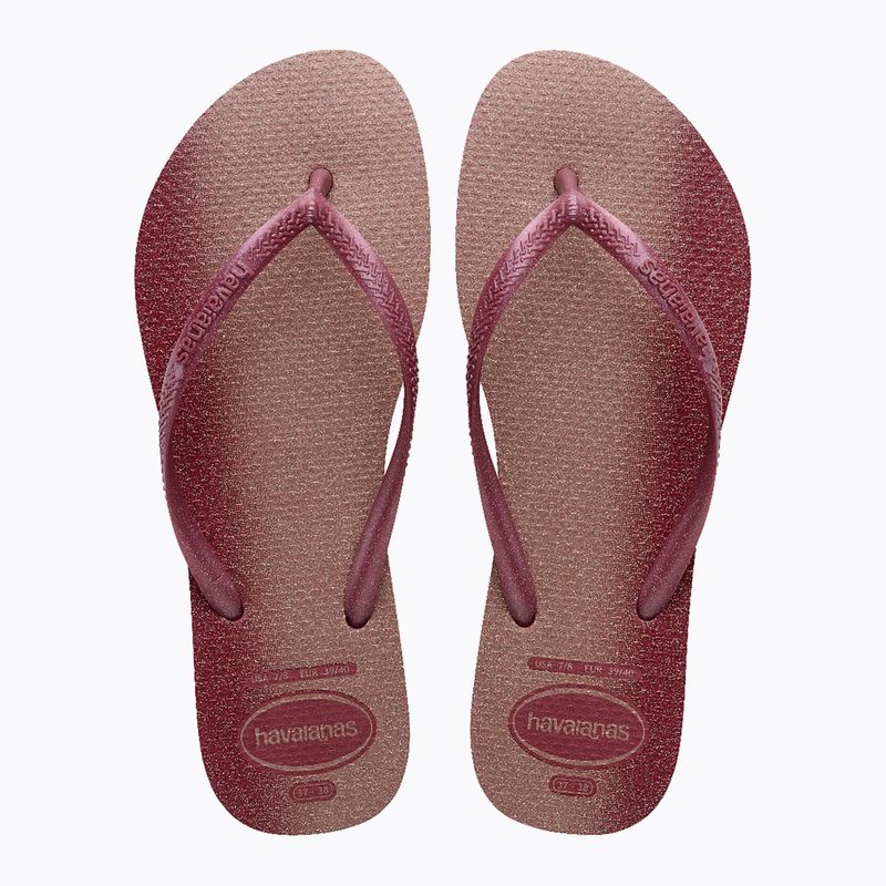 Джапанки Havaianas Slim Gloss amaranth за жени 3