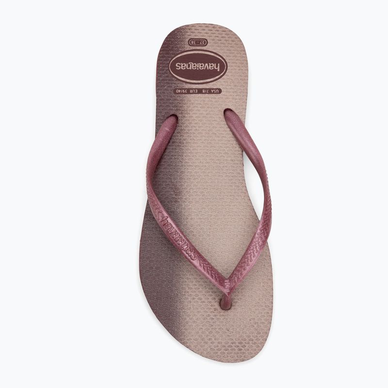 Джапанки Havaianas Slim Gloss amaranth за жени 5