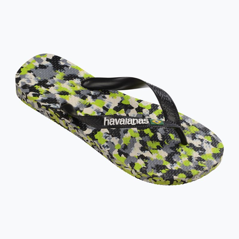 Джапанки Havaianas Brasil Tech II lemon green 8