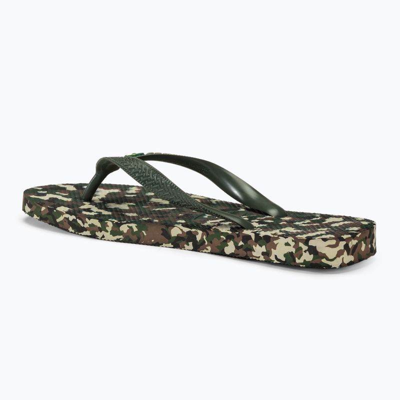 Джапанки Havaianas Brasil Tech II olive green 3