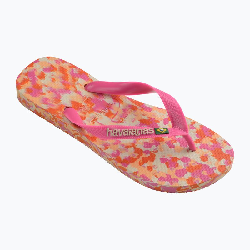 Джапанки Havaianas Brasil Tech II pink flux 8