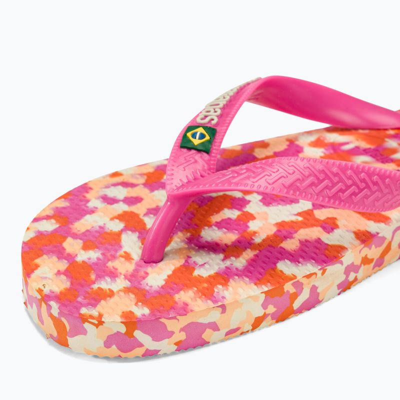 Джапанки Havaianas Brasil Tech II pink flux 7