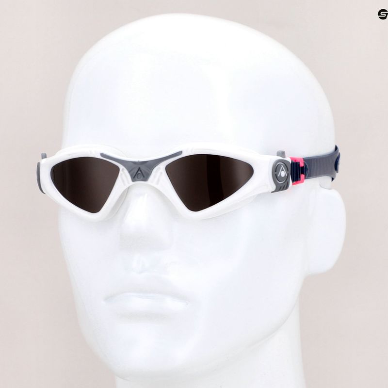 Aqua Sphere детски очила за плуване бели Kayenne EP2970910LPB 7