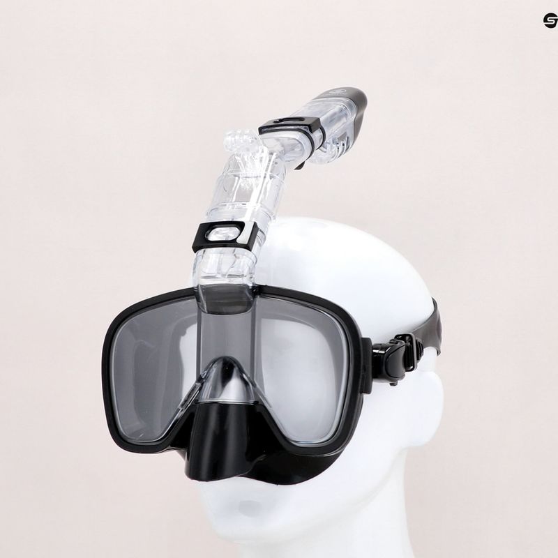 Комплект за гмуркане с шнорхел AQUASTIC SMFK-01LC черен 20