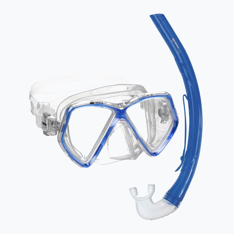 Детски комплект за шнорхелинг Mares Combo Zephir Junior royal blue/clear