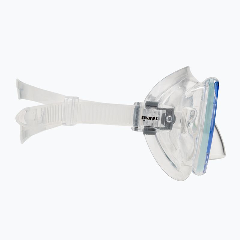 Детска маска за шнорхелинг Mares Zephir JR blue/clear 3