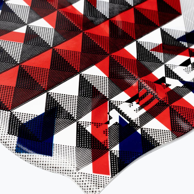 HEAD Flag Suede Rhoumb сиво-червена шапка за плуване 455288 2