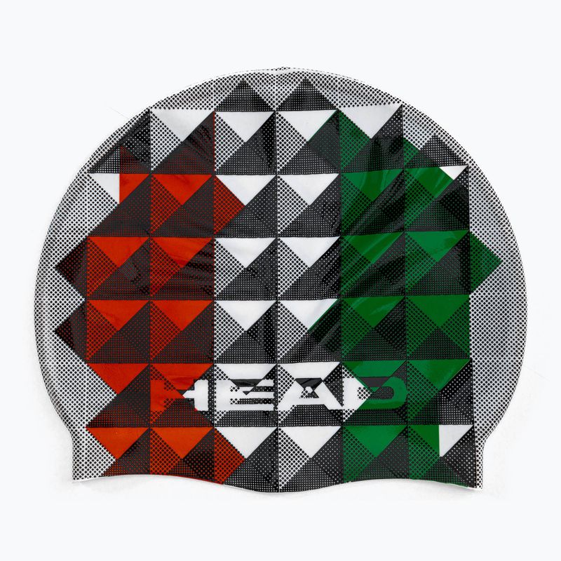 HEAD Flag Suede Rhoumb сиво-зелена шапка за плуване 455288