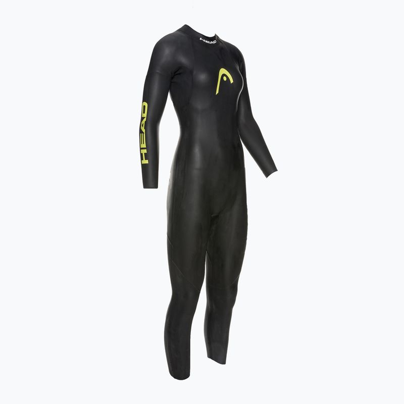 Дамски костюм за триатлон HEAD Ow Free 3.2 black/yellow