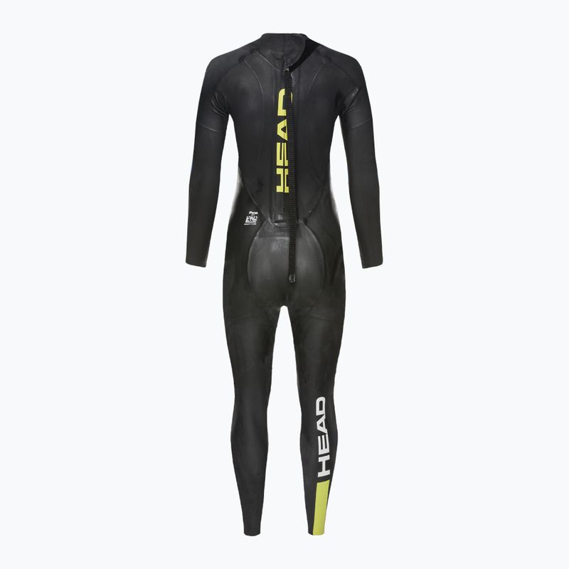 Дамски костюм за триатлон HEAD Ow Free 3.2 black/yellow 3