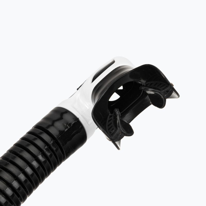 Mares Rebel Dry шнорхел черно и бяло 411487 3