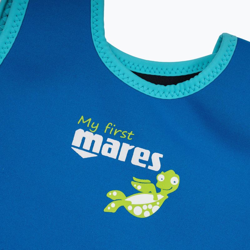 Детски неопренов костюм за плуване Mares Baby Wrap синьо 3