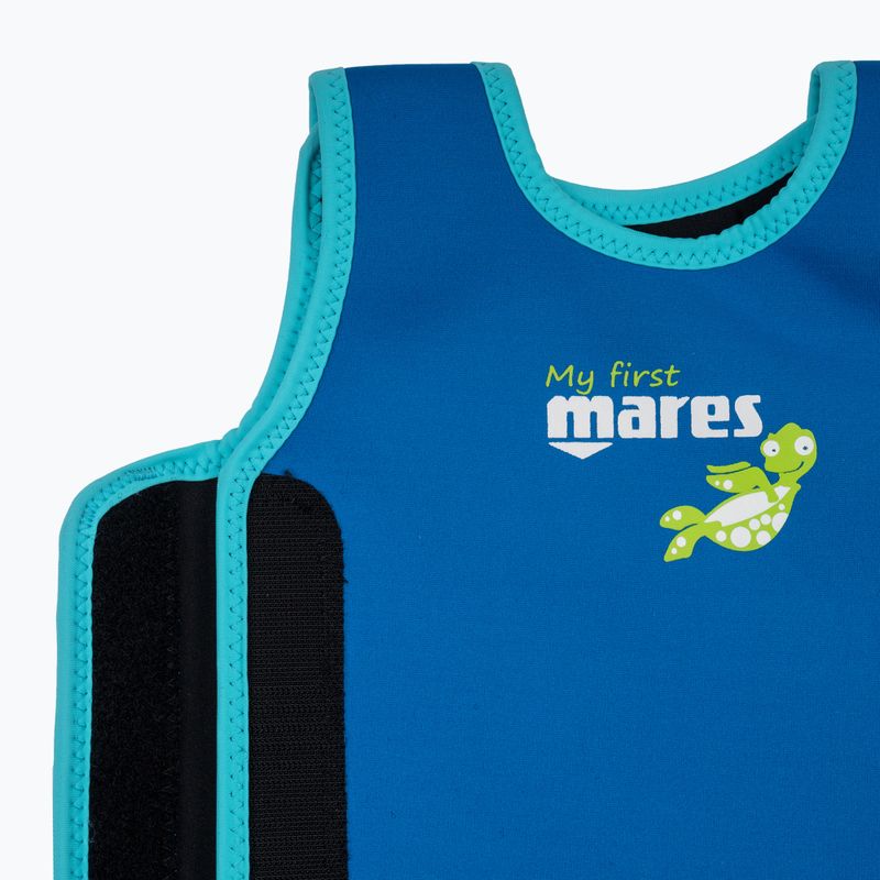Детски неопренов костюм за плуване Mares Baby Wrap синьо 4