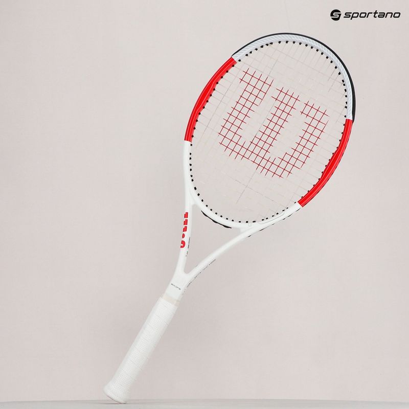 Wilson Six.One Team 95 Cvr тенис ракета червено и бяло WRT73640U 8