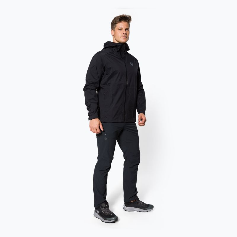 Black Diamond Stormline Stretch мъжко дъждобранно яке черно APCDT0015XSM1 2