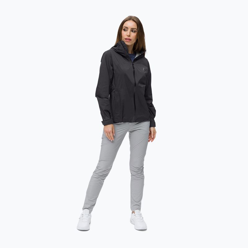 Дъждобран за жени Black Diamond Stormline Stretch black 2