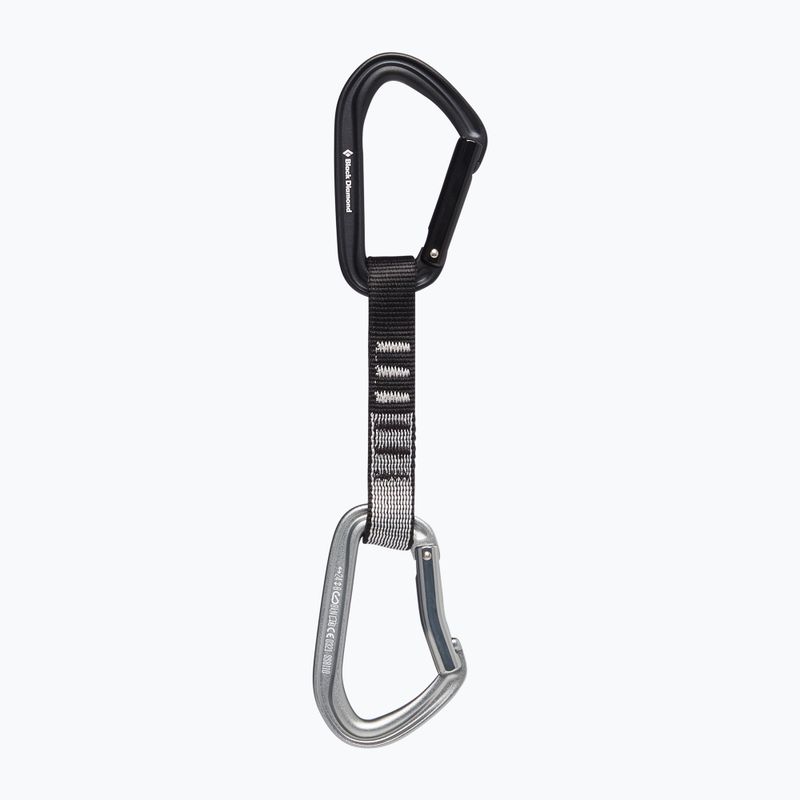 Black Diamond Hotforge Quickdraw експрес за катерене 12cm светло сив