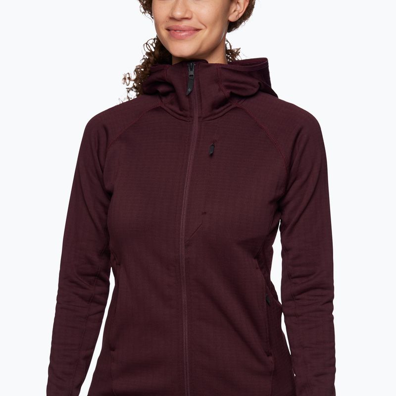 Дамско яке за трекинг Black Diamond Factor Hoody burgundy AP7440806018 4
