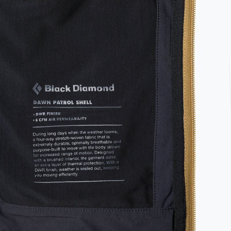 Мъжко софтшел яке Black Diamond Dawn Patrol  жълто APP1SD2007LRG1 4