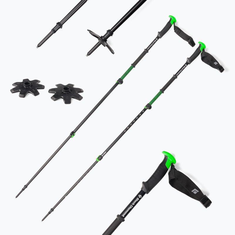 Black Diamond Traverse 3 Ски ски палки зелени BD11159400001251 5