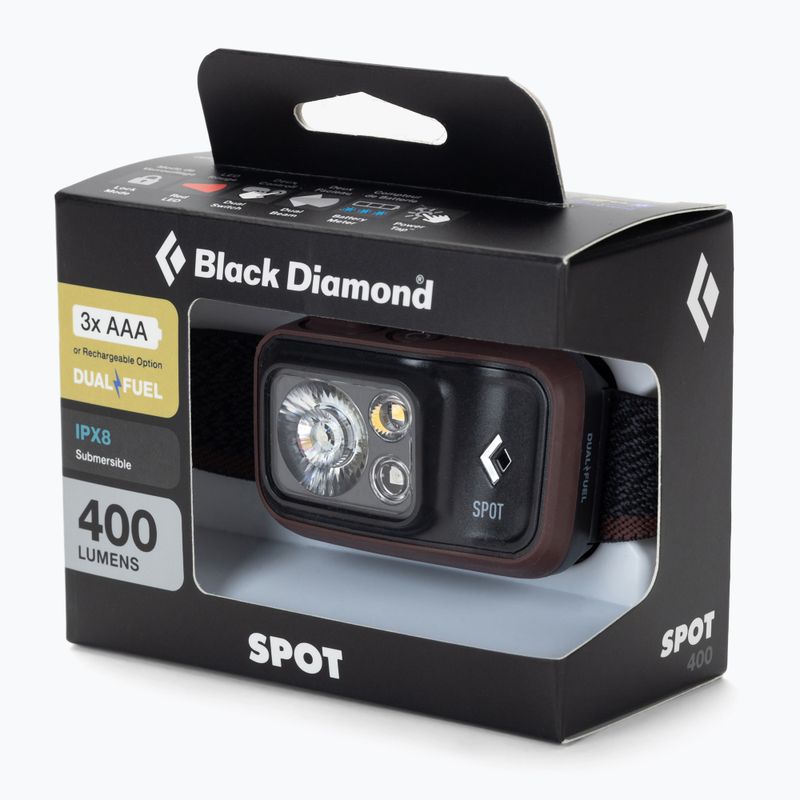 Челно фенерче Black Diamond Spot 400 кафяво BD6206726018ALL1