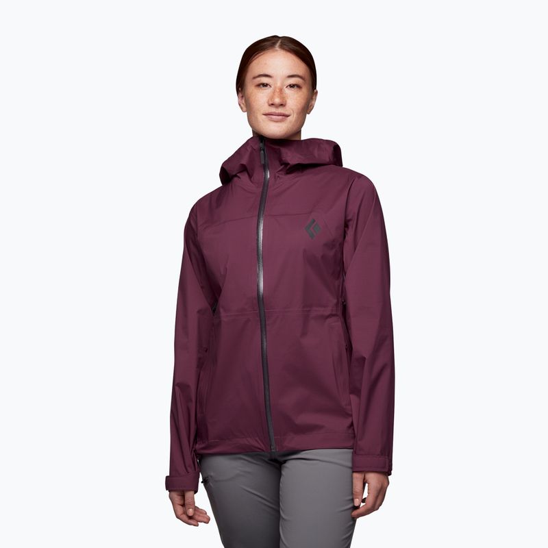 Black Diamond дамско дъждобранно яке Stormline Stretch лилаво APM6975016XXS1 2