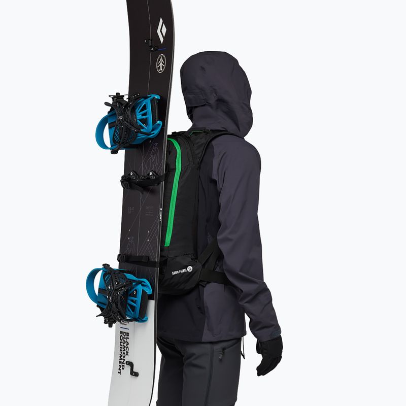 Black Diamond Dawn Patrol 15 черна раница за скачане с парашут 10