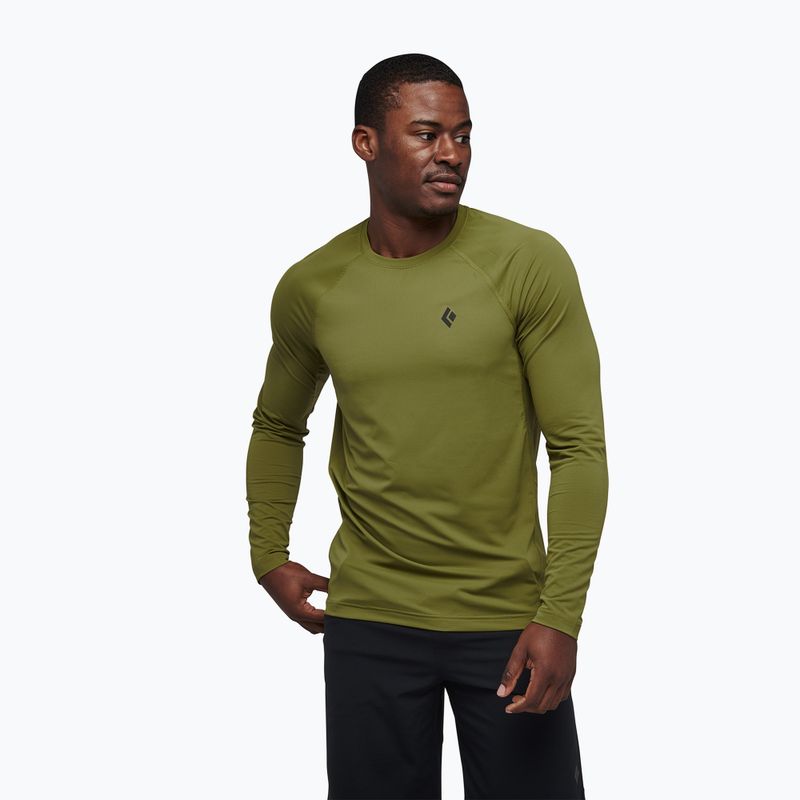 Мъжки потник за трекинг Black Diamond Alpenglow Crew Camp Green AP7520923039