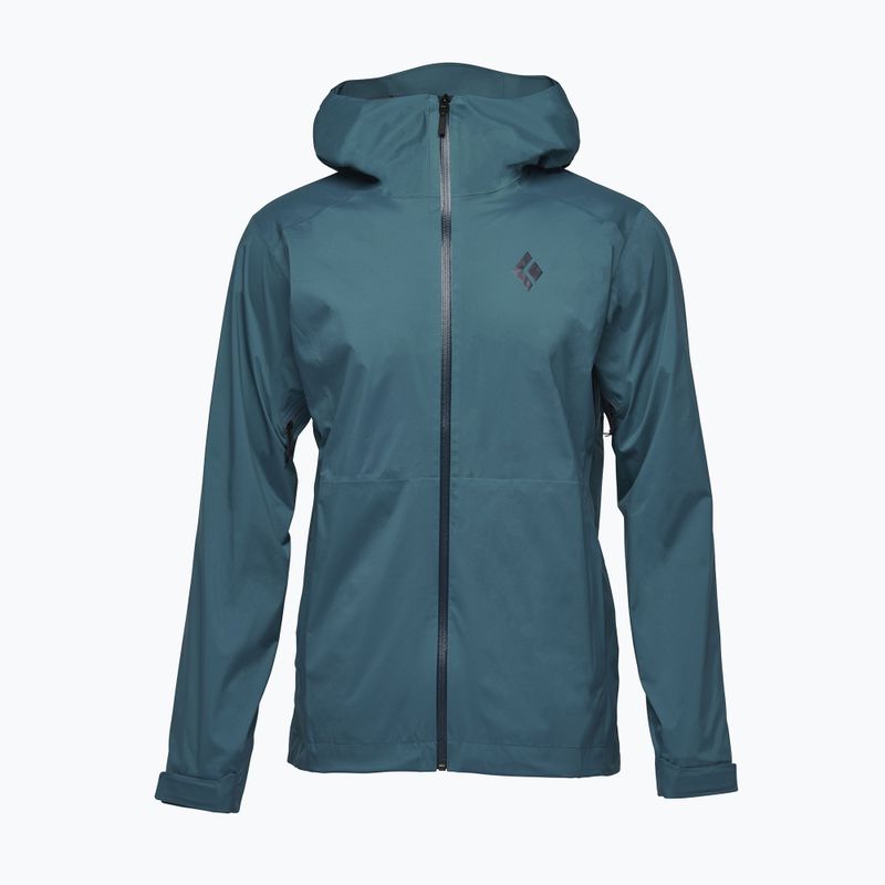 Мъжко дъждобранно яке Black Diamond Stormline Stretch creec blue 7