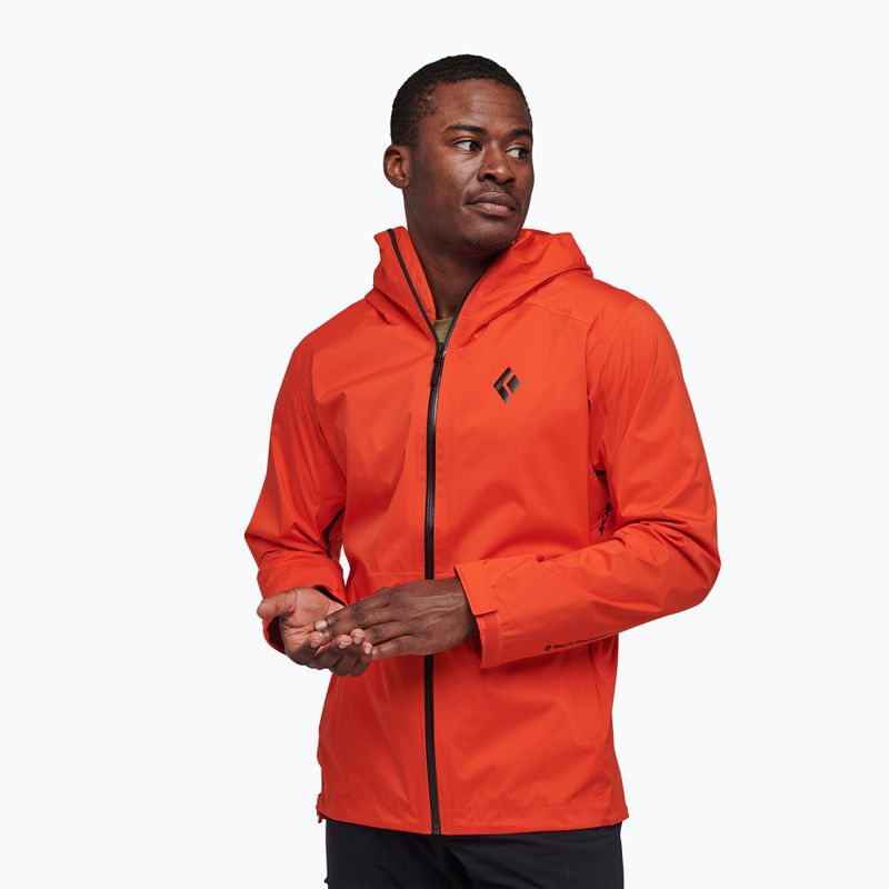 Мъжко дъждобранно яке Stormline Stretch оранжево APCDT08001XLG1 на Black Diamond