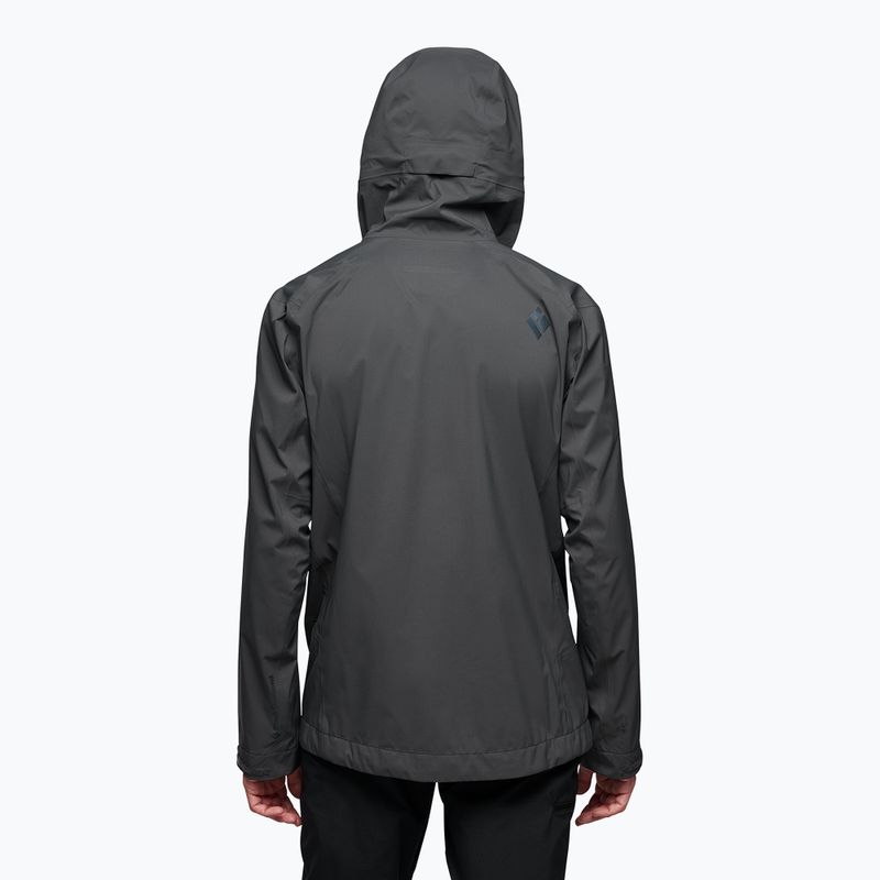 Мъжко дъждобранно яке Black Diamond Highline Stretch Shell anthracite 2