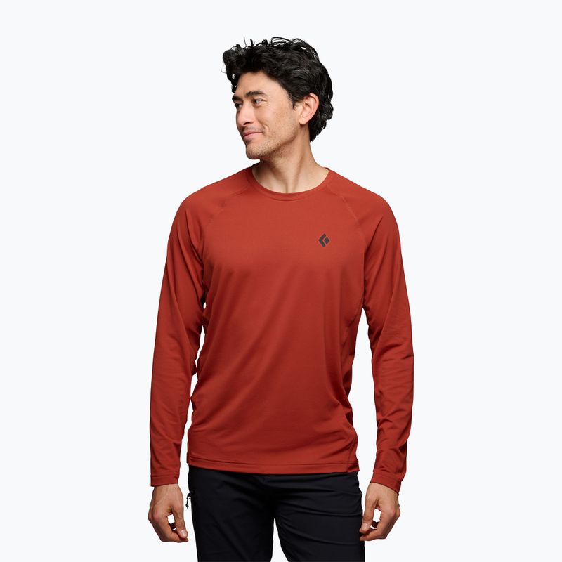 Мъжки потник за трекинг Black Diamond Alpenglow Crew burnt sienna