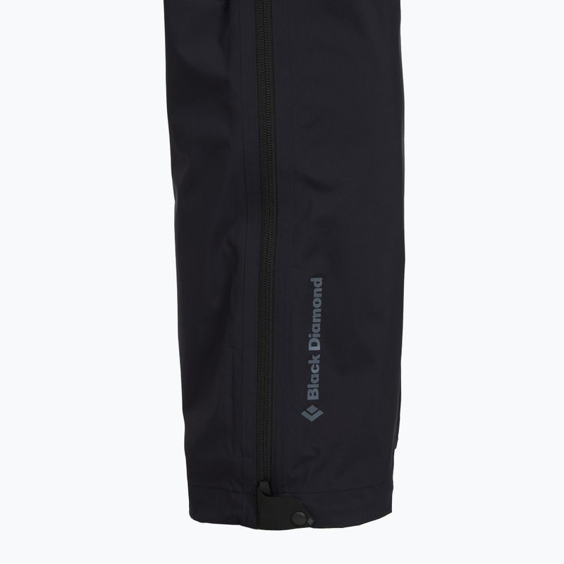 Дамски панталон за дъжд Black Diamond Fineline Stretch FZ black 5