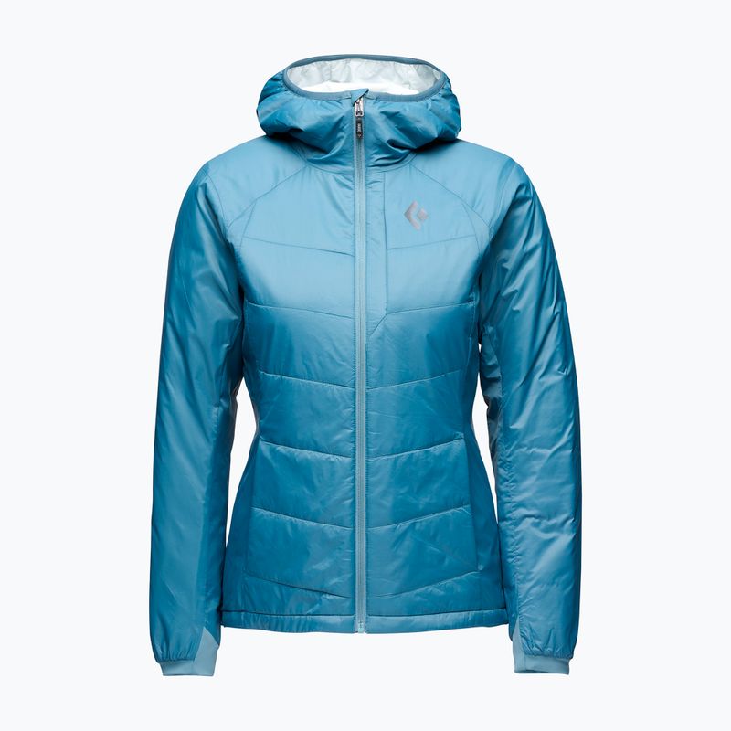 Дамско ватирано яке Black Diamond Solution 2.0 Hoody creek blue 3