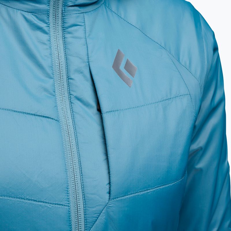 Дамско ватирано яке Black Diamond Solution 2.0 Hoody creek blue 4