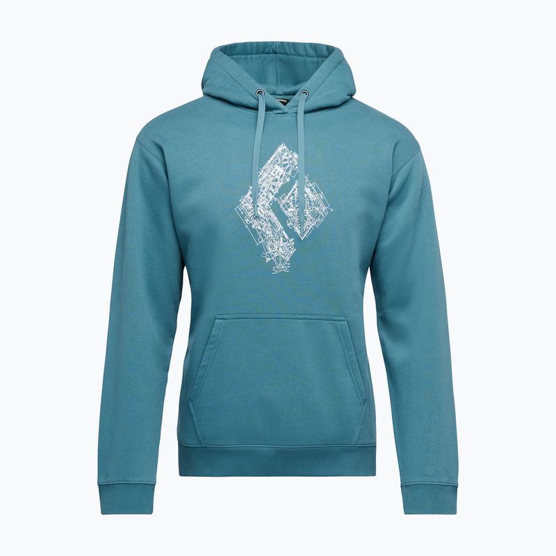 Мъжки суитшърт Black Diamond Engineered Diamond Po Hoody creek blue 6