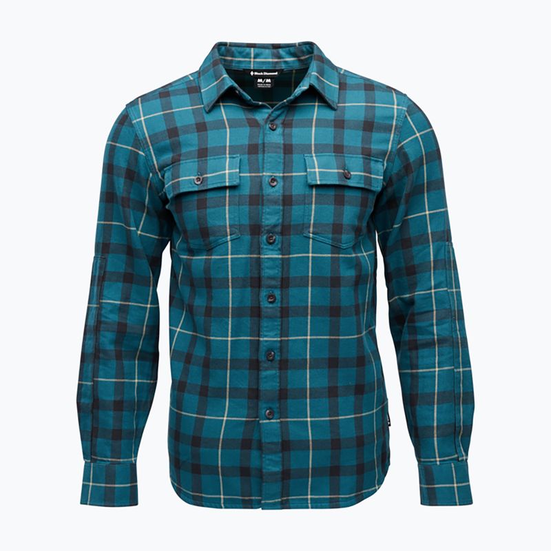 Мъжка риза Black Diamond Project Twill creek blue/charcoal 3
