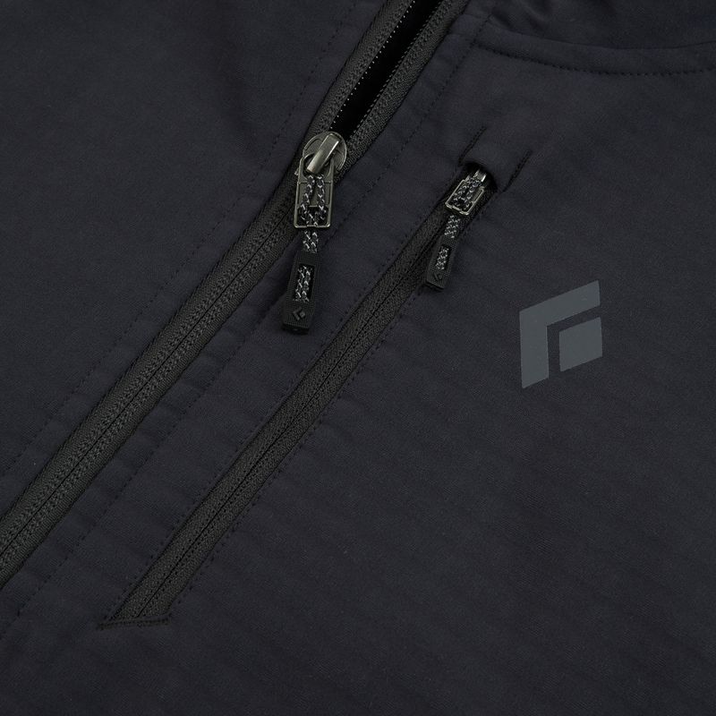 Мъжки суитшърт Black Diamond Coefficient Storm Full Zip Hoody black 3