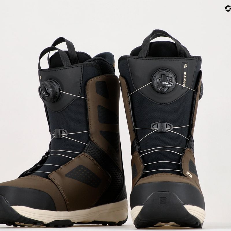 Мъжки ботуши за сноуборд Salomon Dialoge Dual Boa brown L41698900 15