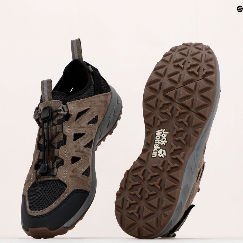 Jack Wolfskin мъжки ботуши за трекинг Woodland 2 Hybrid Low brown 4051301 11