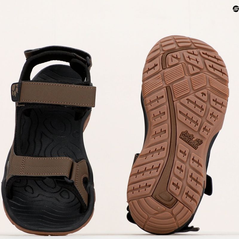 Jack Wolfskin Lakewood Cruise кафяви мъжки сандали за трекинг 4019011 17