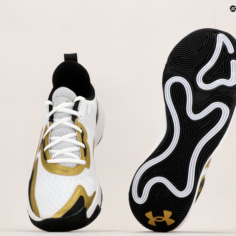 Under Armour Spawn 5 баскетболни обувки бели 3026285 13