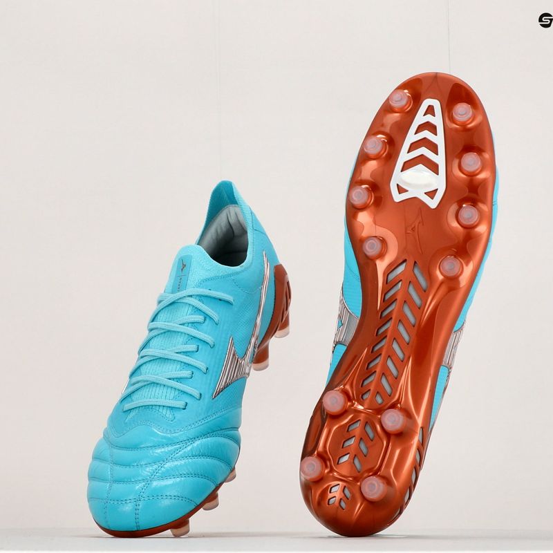 Mizuno Morelia Neo III Beta JP футболни обувки сини P1GA239025 11