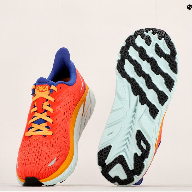 Дамски обувки за бягане HOKA Clifton 8 orange 1119394-FBLN 17